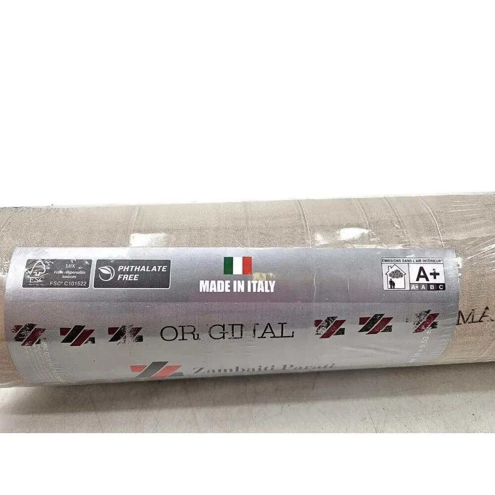 New Zambaiti Parati Non-Woven Vinyl Made in Italy